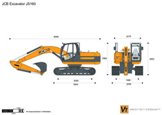 JCB JS160 Excavator