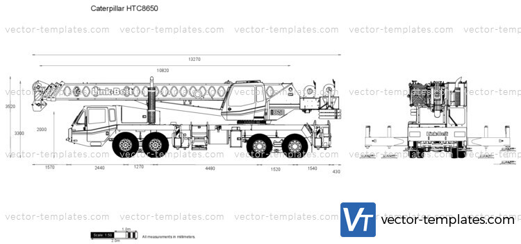 Caterpillar HTC8650 Crane