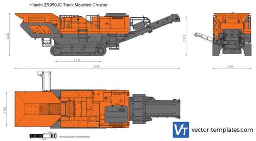 Hitachi ZR950JC Track Mounted Crusher