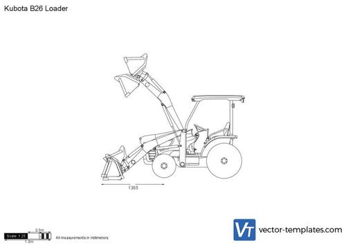 Kubota B26 Loader