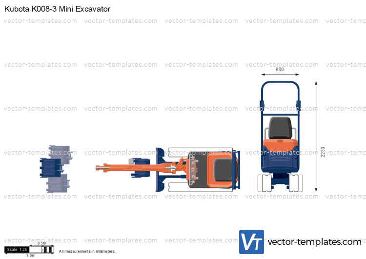 Kubota K008-3 Mini Excavator
