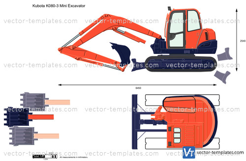 Kubota K080-3 Mini Excavator