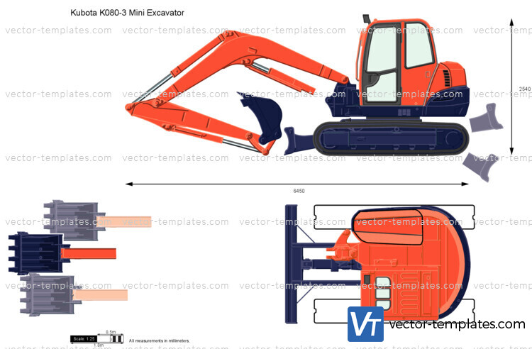 Kubota K080-3 Mini Excavator