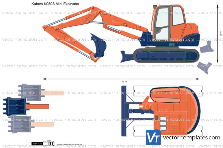 Kubota K080S Mini Excavator