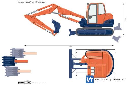 Kubota K080S Mini Excavator