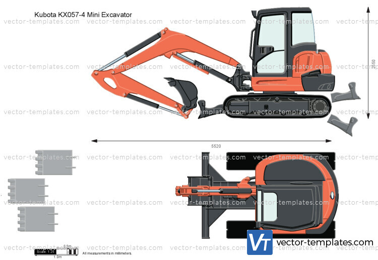 Kubota KX057-4 Mini Excavator