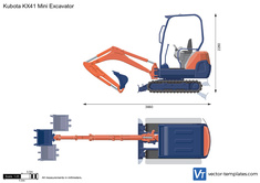 Kubota KX41 Mini Excavator
