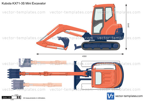 Kubota KX71-3S Mini Excavator