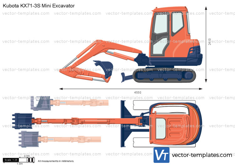 Kubota KX71-3S Mini Excavator