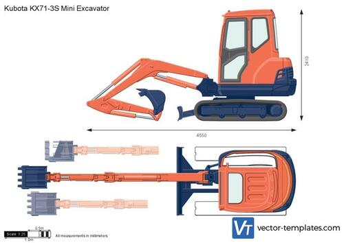 Kubota KX71-3S Mini Excavator