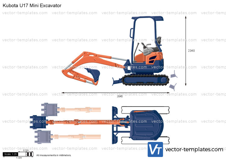 Kubota U17 Mini Excavator