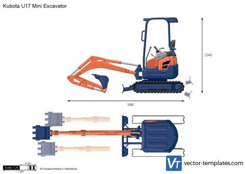 Kubota U17 Mini Excavator