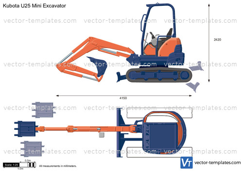 Kubota U25 Mini Excavator