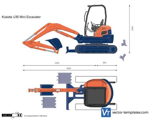 Kubota U35 Mini Excavator