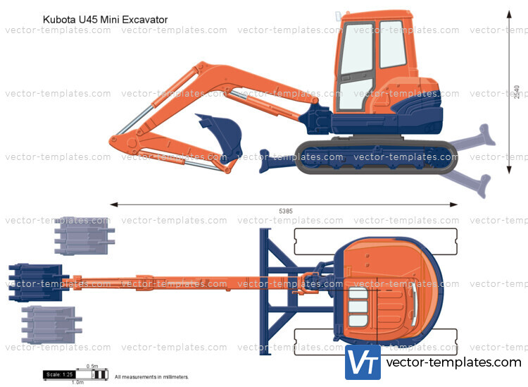 Kubota U45 Mini Excavator