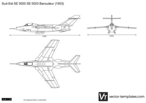 Sud-Est SE 5000 SE 5003 Baroudeur