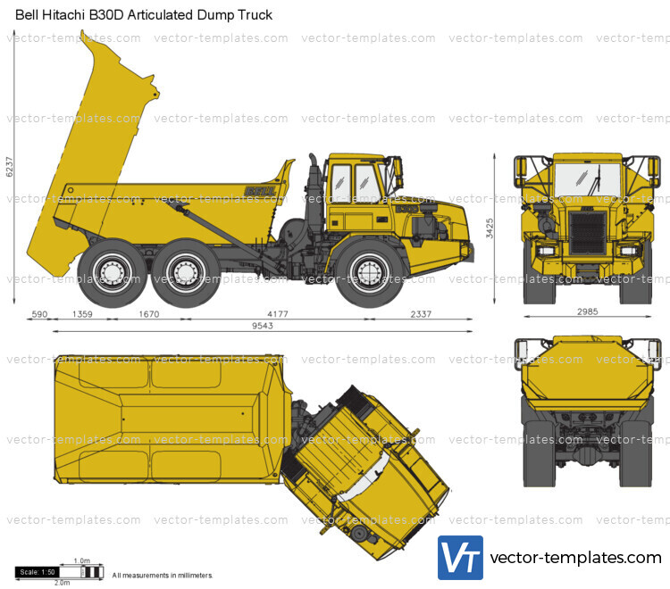 Bell Hitachi B30D Articulated Dump Truck