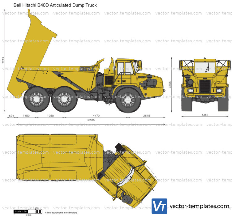 Bell Hitachi B40D Articulated Dump Truck