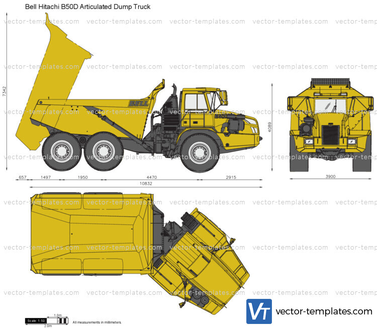 Bell Hitachi B50D Articulated Dump Truck