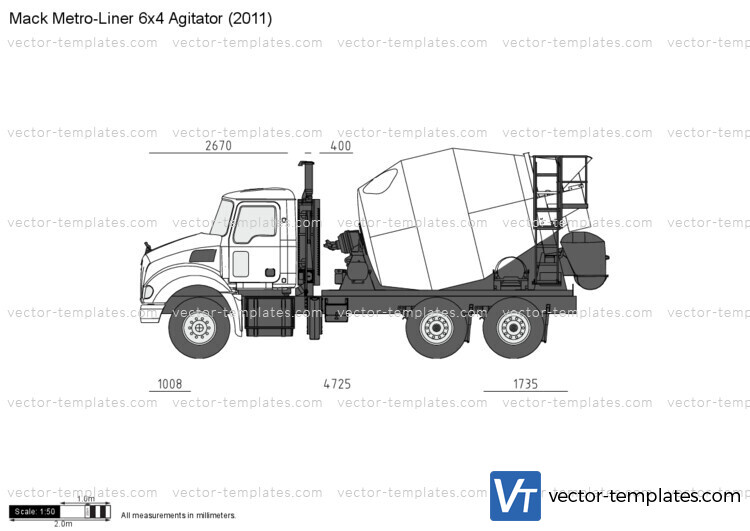 Mack Metro-Liner 6x4 Agitator