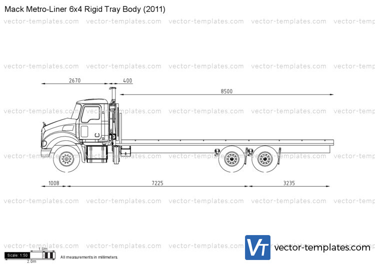 Mack Metro-Liner 6x4 Rigid Tray Body