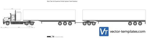 Mack Titan 6x4 Superliner 64-feet Highrise Trailer Roadtrain