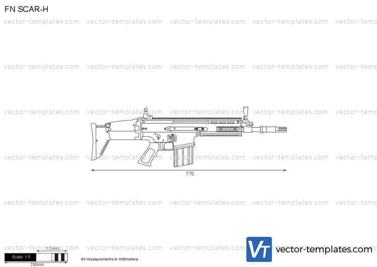 Templates - Weapons - Rifles - FN SCAR-H