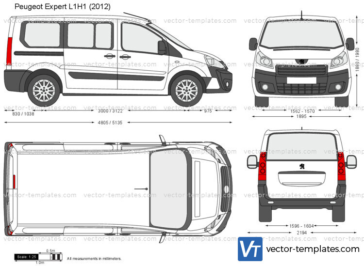 Templates - Cars - Peugeot - Peugeot Expert L1H1