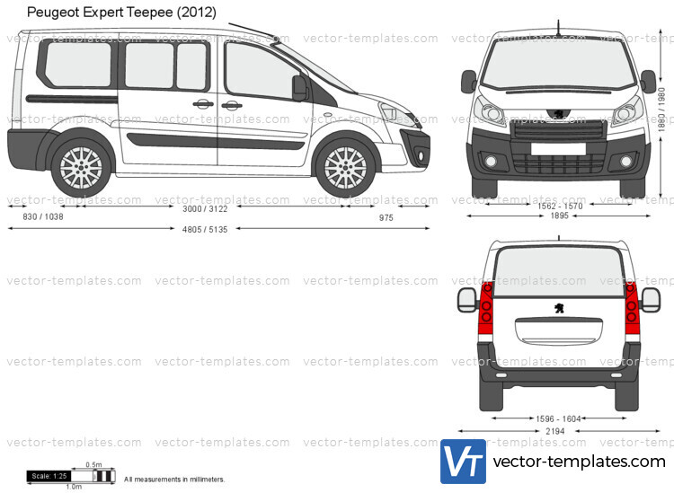 Templates - Cars - Peugeot - Peugeot Expert Teepee