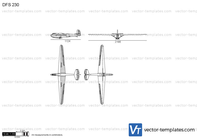 Templates - WW2 Airplanes - WW2 German - DFS 230