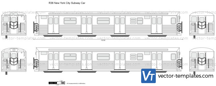 R38 New York City Subway Car