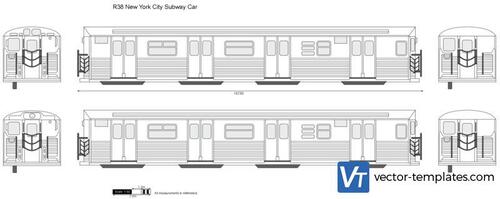 R38 New York City Subway Car