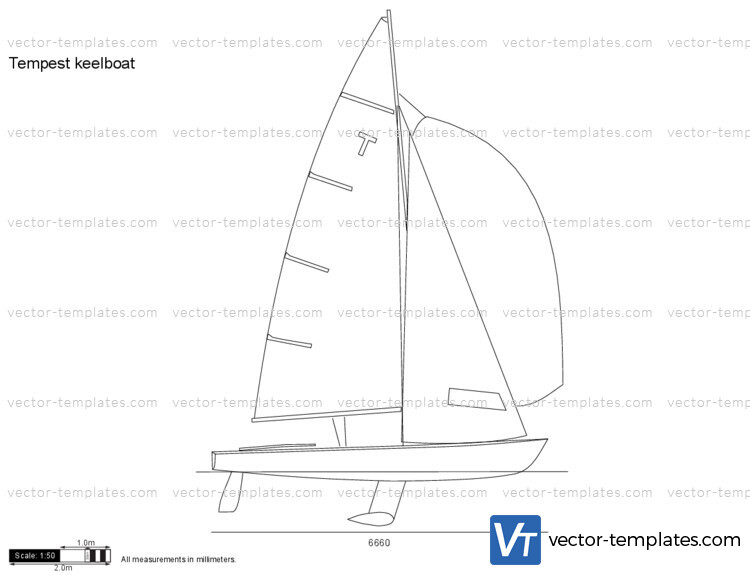 Tempest keelboat