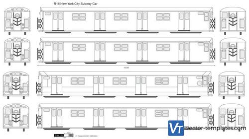 R16 New York City Subway Car