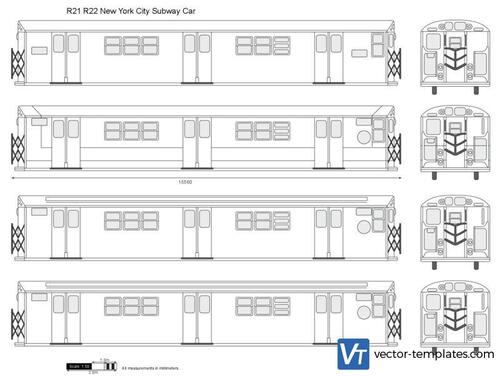 R21 R22 New York City Subway Car