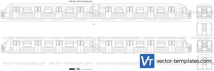 R40 New York City Subway Car