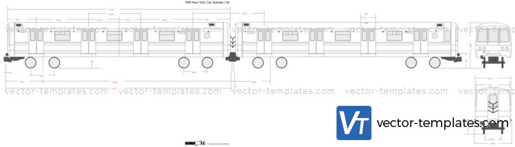 R46 New York City Subway Car