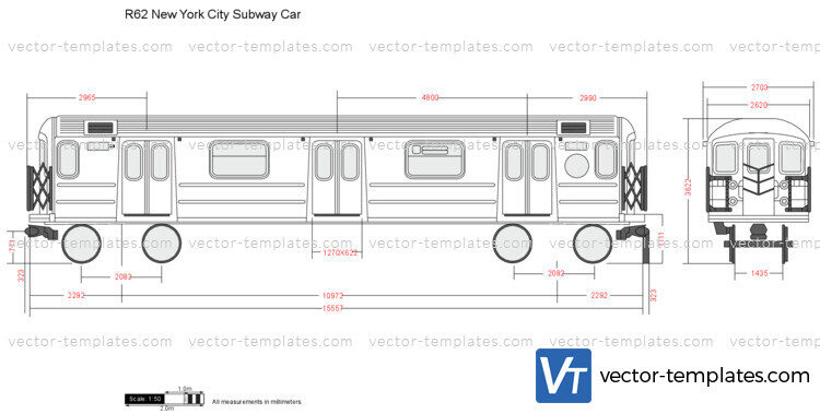 R62 New York City Subway Car