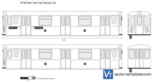 R142 New York City Subway Car