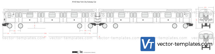 R143 New York City Subway Car