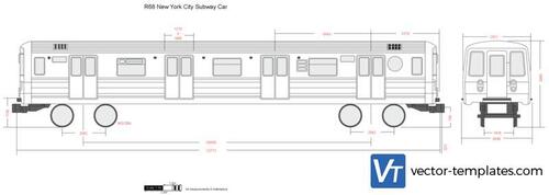 R68 New York City Subway Car