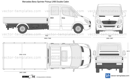 Mercedes-Benz Sprinter Pickup LWB Double Cabin