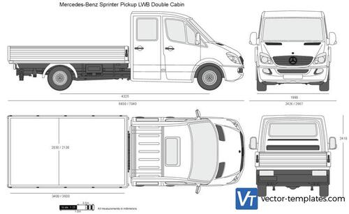 Mercedes-Benz Sprinter Pickup LWB Double Cabin