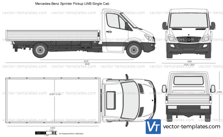 Mercedes-Benz Sprinter Pickup LWB Single Cab