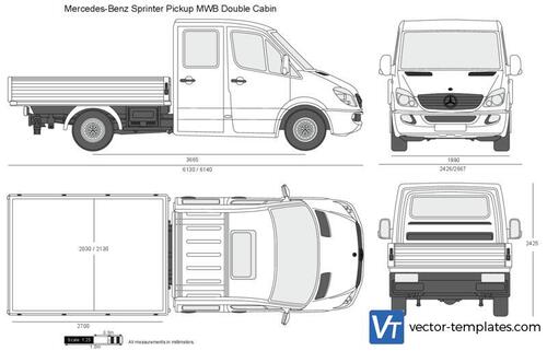 Mercedes-Benz Sprinter Pickup MWB Double Cabin