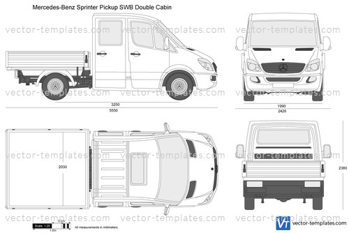 Mercedes-Benz Sprinter Pickup SWB Double Cabin