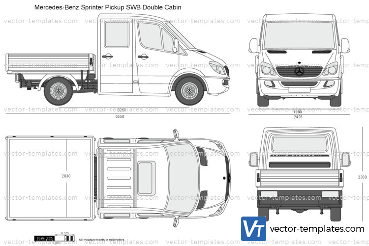 Mercedes-Benz Sprinter Pickup SWB Double Cabin