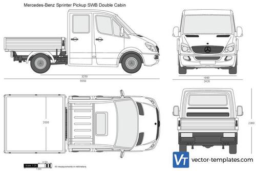 Mercedes-Benz Sprinter Pickup SWB Double Cabin