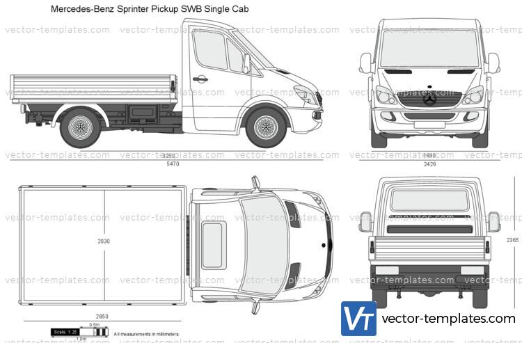 Mercedes-Benz Sprinter Pickup SWB Single Cab