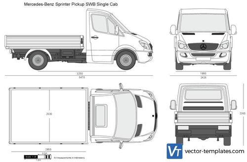 Mercedes-Benz Sprinter Pickup SWB Single Cab